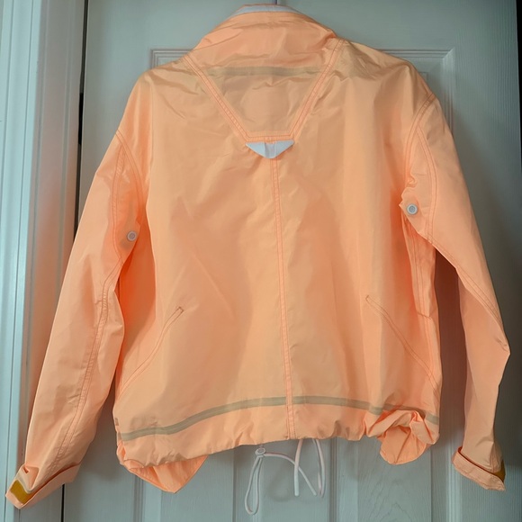 Free People Movement Rain And Shine Jacket Nylon Morning Sun Orange Size XS NWT - Picture 9 of 9